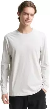 Tom Tailor Denim Longsleeve T-Shirt (1047403) chalk grey/hellgrau/wei&szlig;