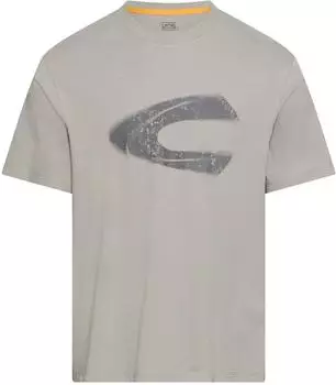 Camel Active T-Shirt mit Logoprint aus Organic Cotton (409700-8T02) dust grey