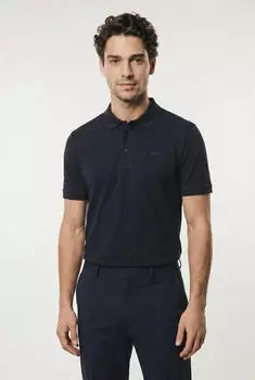 HUGO Donos Regular Fit Poloshirt aus Baumwoll-Piqu&eacute; (17952809) dark blue 408