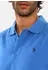 U.S. Polo Assn. Poloshirt mit Kontrast-Details - Piquet (US16147-138-S) blau