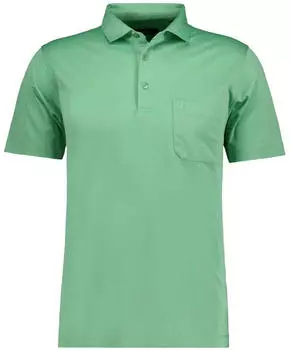 Ragman Softknit-Polo mit Brusttasche kurzarm (40096700) apfel