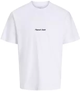 Jack & Jones JORNORREBRO EMB TEE SS CN NOOS JNR T-Shirt Relaxed Fit (12284052) bright white