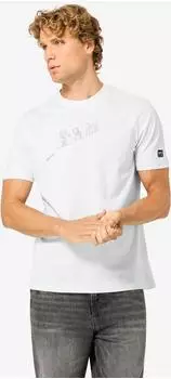 Super Natural Hiking Tee Merino T-Shirt (SNMS010086) white/eucalyptus