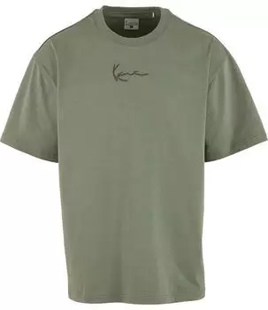 Karl Kani Small Signature Essential Tee Langarm T-Shirt (58220614) oliv