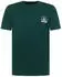 MUSTANG Austin Big Logo Organic Cotton Kurzarmshirt (20643764) safran/dunkelgrün/weiß