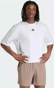 Adidas D4T PrimeLift SHORT T-SHIRT White (KT1653)