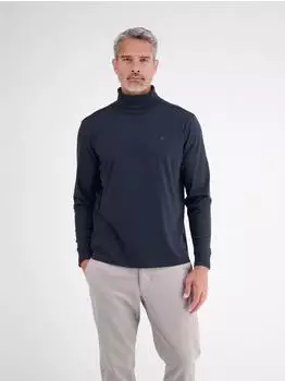 Lerros T-Shirt mit Rollkragen aus reiner Baumwolle - Classic Navy (2694725_48502)
