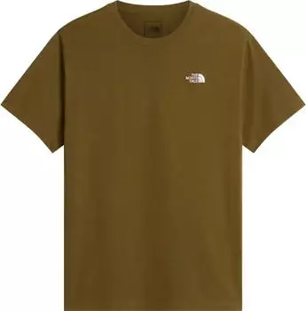 The North Face Evolution simple dome T-Shirt in regul&auml;rer Passform in Caraway Seed-Braun (NF0A8CZ22EK1)