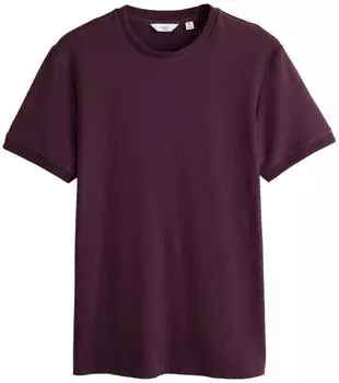 Next Fashion Kurzarm T-Shirt aubergine