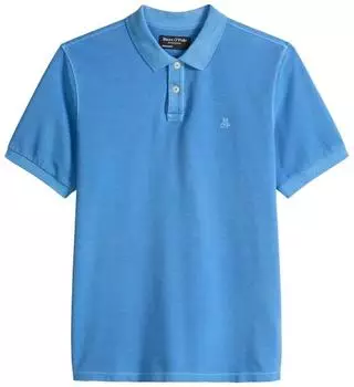 Marc O'Polo Polo Shirt Shortsleeve Regular Fit (44190265) azure blau