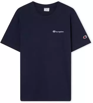 Champion Icons Contrast SS Tee T-Shirt mit Rundhalsausschnitt (221798) blau
