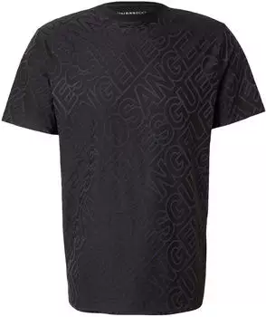 Guess Eco Basic Velvet Logo Tee (M6YI42K4228) schwarz/weiß
