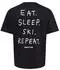 Only & Sons Fred Life RLX SS Print Tee Relaxed Fit (71308318) schwarz/weiß