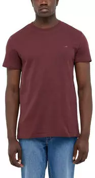 MUSTANG Style Allen Kurzarmshirt dunkelbraun
