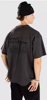 Carhartt World Tour Back Print T-Shirt soot