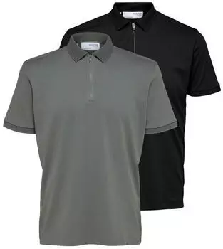 Selected Fave Poloshirt 3er-Pack pastellgrün