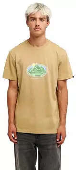 Quiksilver Ev Mountain Lovers T-Shirt (EQYZT08432-CLM0) kelp