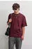 Pegador Pike Oversized Tee (PEG1979010000001) washed dunkelrot beige