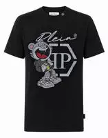 T-Shirt PHILIPP PLEIN "Money", Herren, Gr. S, schwarz (02, schwarz), Obermaterial:
