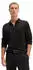 Marc O'Polo Langarm-Poloshirt aus Bio-Baumwoll-Jersey schwarz