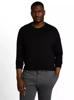 Tom Tailor Langarmshirt Große Größen (31020626) schwarz