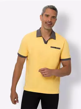 Sieh an! Poloshirt gelb