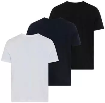 MUSTANG MUAlex 3-Pack T-Shirt Regular Fit (47183068) schwarz/wei&szlig;