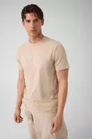 Guess T-Shirt PRAT Regular Fit, Logo-Stickerei beige S (42)