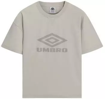Umbro Washed Boxy Tee T-Shirt (31055619) pelican/plaza taupe