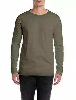 Replay Oversized Langarm-T-Shirt (143173747) ivy green