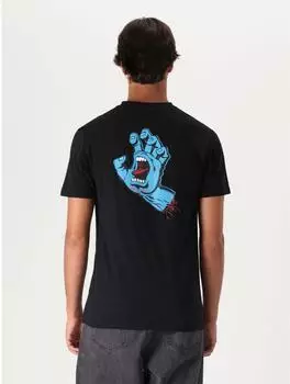 Santa Cruz Screaming Hand T-Shirt kurzarm schwarz (Herren)