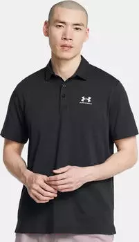 Under Armour Icon Poloshirt kurzarm schwarz/wei&szlig; (Herren) (1386608-001)