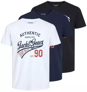 Jack & Jones Corp Logo Short Sleeve O Neck T-Shirt (12233999)