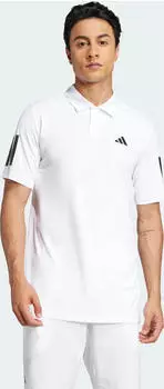 adidas Club 3-Streifen Tennis Poloshirt kurzarm wei&szlig; (Herren) (JE0412)