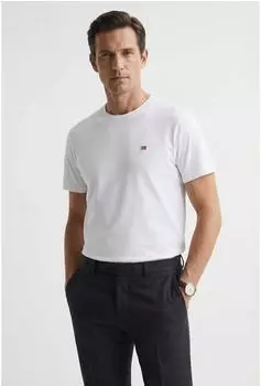 Napapijri Salis T-Shirt kurzarm wei&szlig; (Herren) (NP0A4H8D-002)