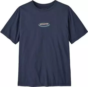 Patagonia 95 Oval Logo T-Shirt kurzarm new navy/kaleido (Herren) (37847-NNKO)