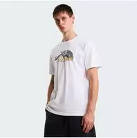 The North Face T-Shirt Mountain Line NF0A8GUX Wei&szlig; Regular Fit Herren