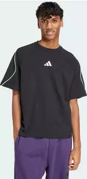 adidas Stadium T-Shirt kurzarm black/off white (Herren) (JN1824)