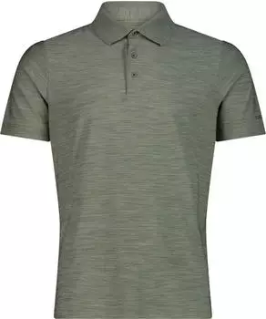 CMP Rundhals Poloshirt kurzarm sage mel (Herren) (39T5817-E651)