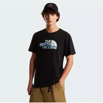 The North Face Mountain Line T-Shirt kurzarm tnf black (Herren) (NF0A8GUX-JK3)