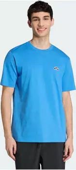 adidas Summer Slide Trim Grafik T-Shirt kurzarm ray blue (Herren) (JZ4996)