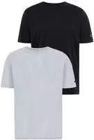 Champion 220267-EM021, Champion - Pack Of 2 NOXM/NBK - T-Shirt - Schwarz - L - 60%