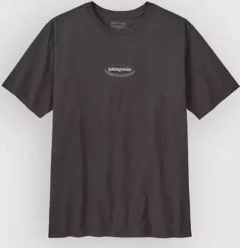 Patagonia 95 Oval Logo T-Shirt kurzarm ink black (Herren) (37847-INBK)