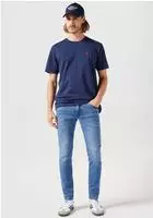 Wrangler 112350434, Wrangler T-Shirt Sign Off Tee in Navy