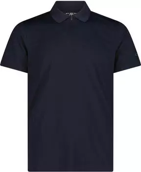 CMP Outdoor Poloshirt kurzarm schwarz/blau (Herren) (36N6097-N950)