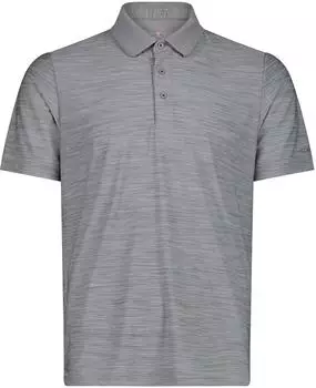 CMP Rundhals Poloshirt kurzarm grafite melange (Herren) (39T5817-U890)
