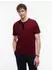 Tommy Hilfiger Roundneck Flag-Stickerei T-Shirt kurzarm burgundy (Herren) (MW0MW39995VLP)