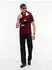 Tommy Hilfiger Roundneck Flag-Stickerei T-Shirt kurzarm burgundy (Herren) (MW0MW39995VLP)
