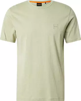 Hugo Boss T-Shirt aus Baumwoll-Jersey mit Logo-Aufn&auml;her (50508584)