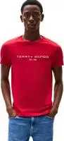 Tommy Hilfiger T-Shirt Tommy Logo MW0MW11797 Rot Slim Fit Male
